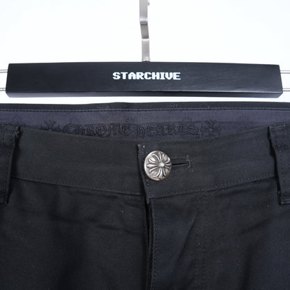 CHROME HEARTS BLACK CAMO CHINO PANTS