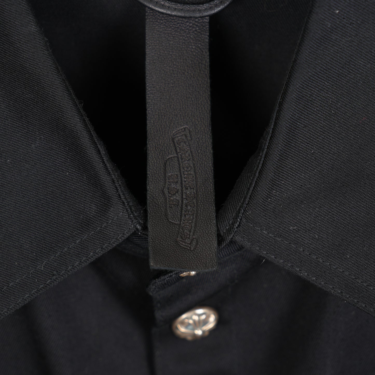 CHROME HEARTS BLACK CHEETAH PATCH WORK DOG JACKET