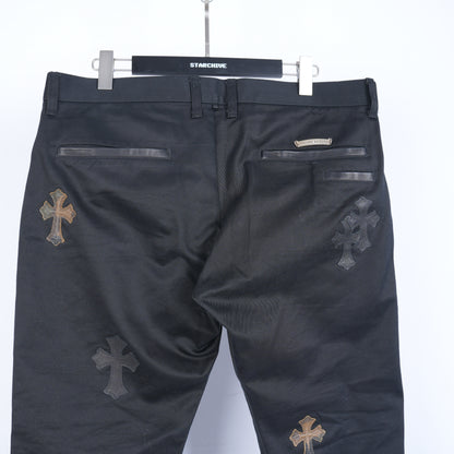 CHROME HEARTS BLACK CAMO CHINO PANTS
