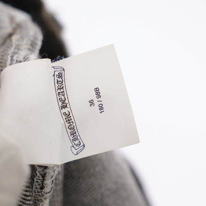 CHROME HEARTS X GALLERY DEPT BLACK PATCH GREY WASH LEVIS DENIM