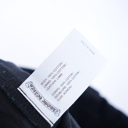 BLACK CARPENTER PATCH SHORTS