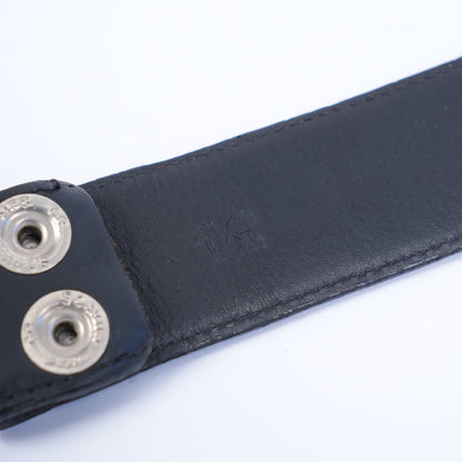 VINTAGE BLACK CROSS PATCH STRAP