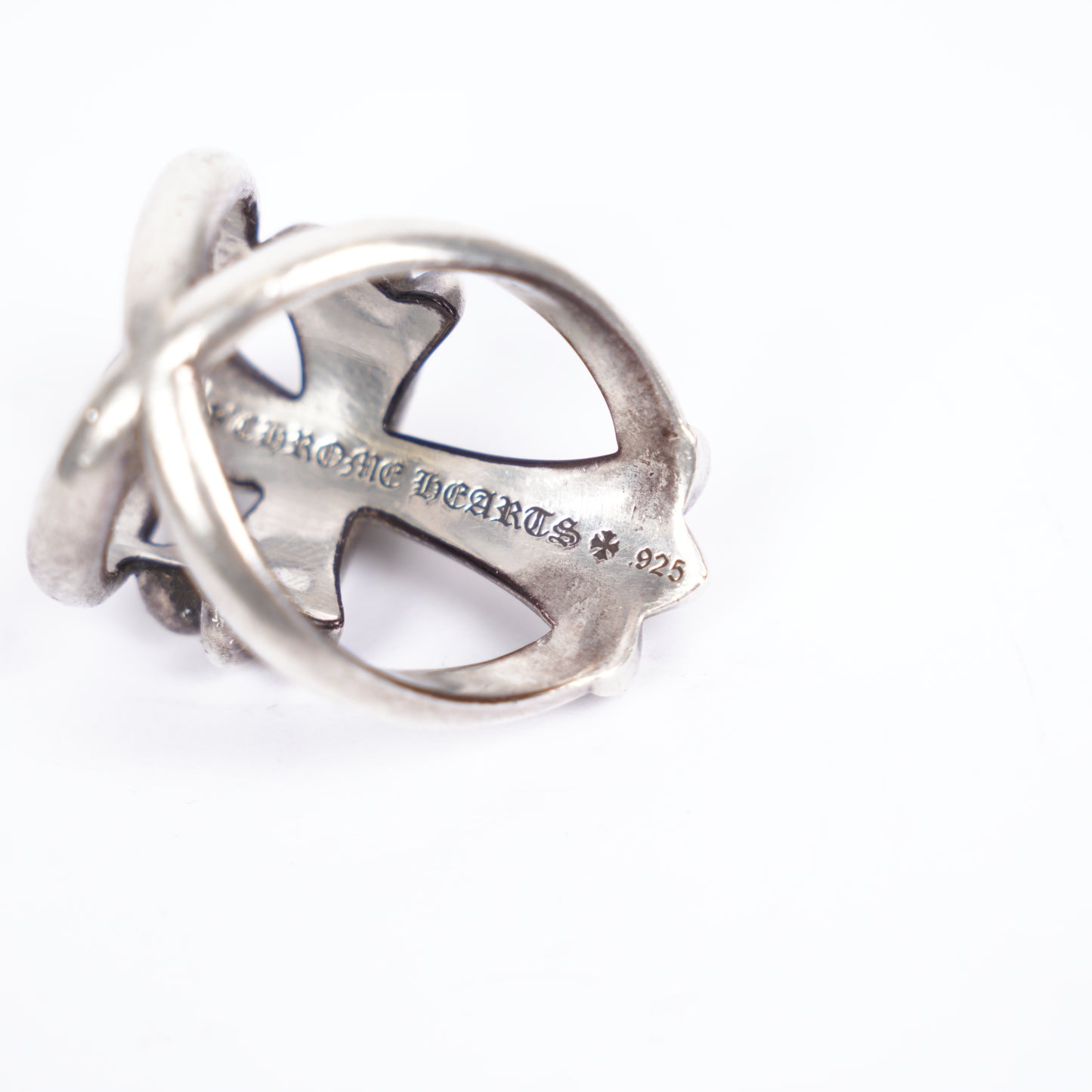 CHROME HEARTS PINK SAPPHIRE INFINITY RING