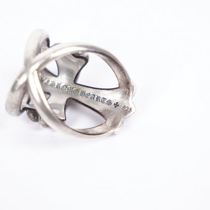 CHROME HEARTS PINK SAPPHIRE INFINITY RING
