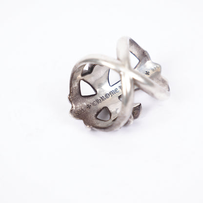 CHROME HEARTS PINK SAPPHIRE INFINITY RING
