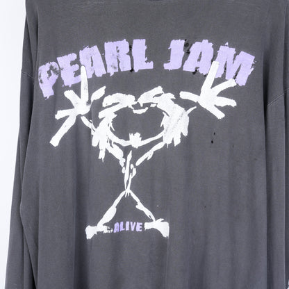 90S PEARL JAM ALIVE TOUR STICKMAN FADED PURPLE BAND TEE
