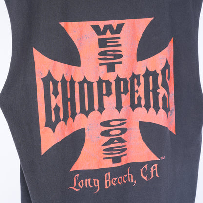 VINTAGE WEST COAST CHOPPERS CFL RED LOGO CUT OFF