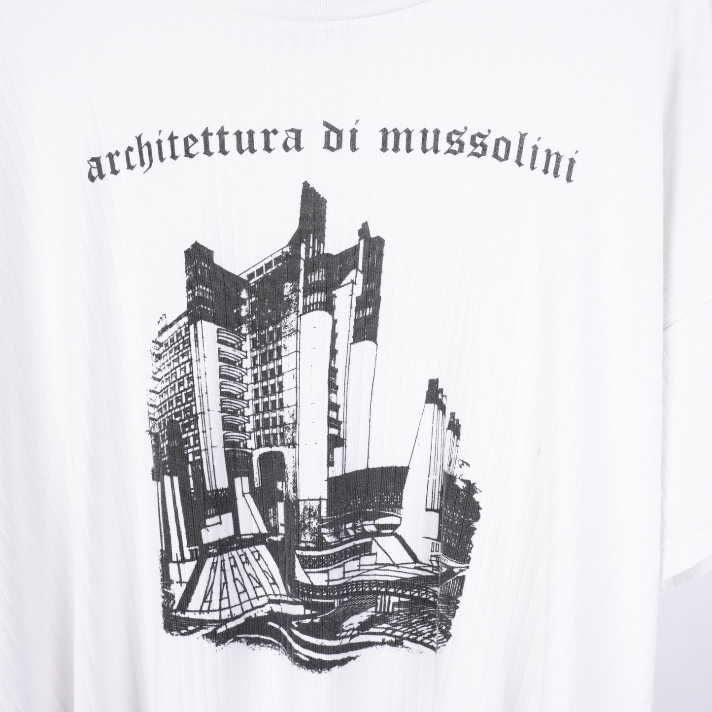 ERD ARCHITETTURA DI MUSSOLINI RIBBED SHORT SLEEVE TEE