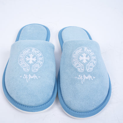 ST. BARTH BLUE HOTEL SLIPPERS