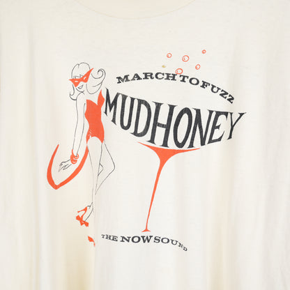 VINTAGE 1990S MUDHONEY MARCH TO FUZZ PLAYBOYS BAND T-SHIRT