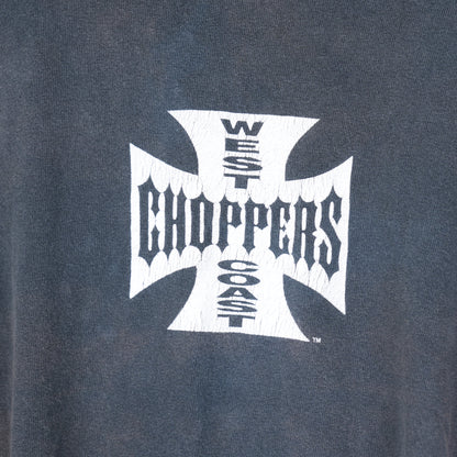 VINTAGE WEST COAST CHOPPERS WCC FADED THRASHED T-SHIRT