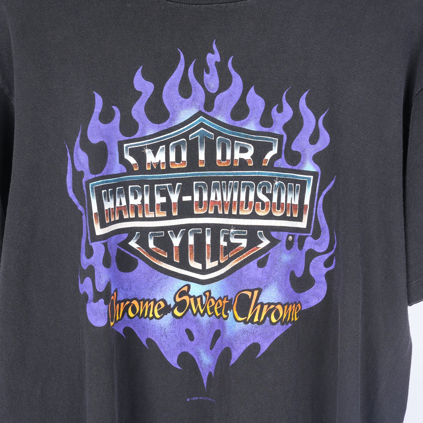 VINTAGE HARLEY DAVIDSON HD CHROME SWEET CHROME 1993 T-SHIRT