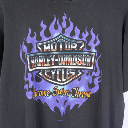 VINTAGE HARLEY DAVIDSON HD CHROME SWEET CHROME 1993 T-SHIRT