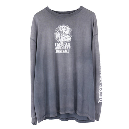 VINTAGE ARROGANT BASTARD ALE FADED LONG SLEEVE T-SHIRT