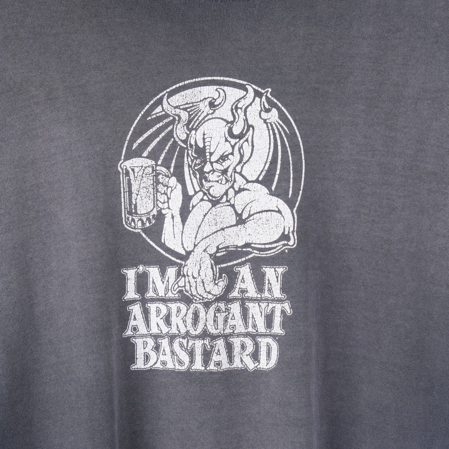 VINTAGE ARROGANT BASTARD ALE FADED LONG SLEEVE T-SHIRT