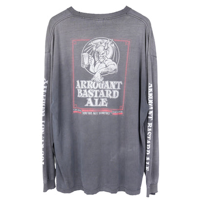 VINTAGE ARROGANT BASTARD ALE FADED LONG SLEEVE T-SHIRT