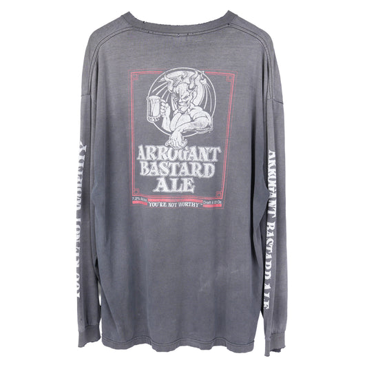 VINTAGE ARROGANT BASTARD ALE FADED LONG SLEEVE T-SHIRT