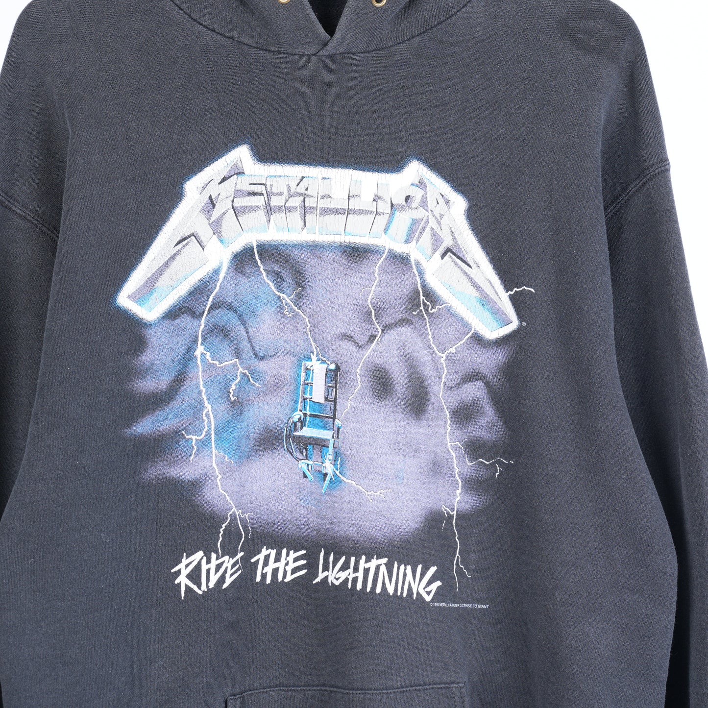 Vintage Metalica Ride The Lightning Hoodie