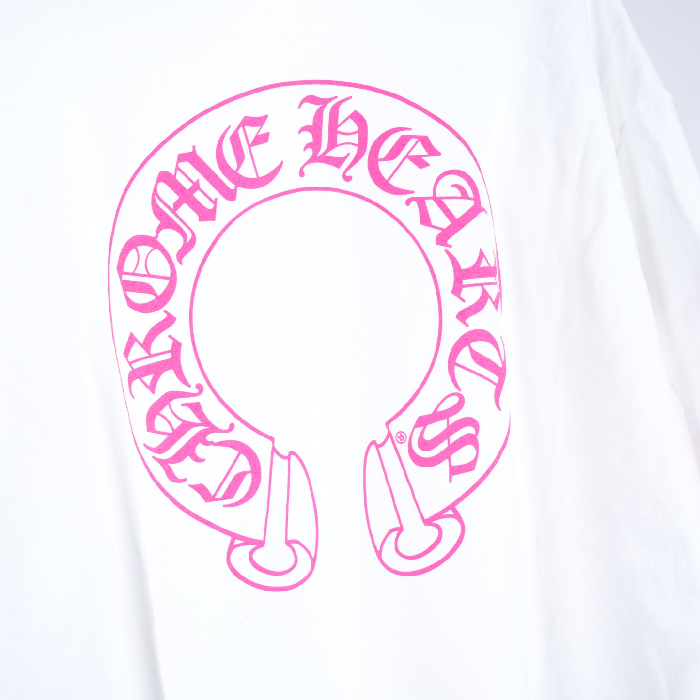 CH WHITE FLORAL HOT PINK HOODIE