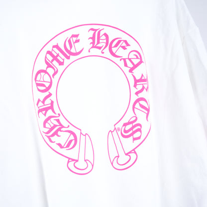 CH WHITE FLORAL HOT PINK HOODIE