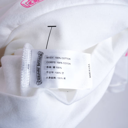 CH WHITE FLORAL HOT PINK HOODIE