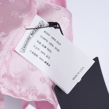 CHROME HEARTS PINK MONOGRAM SILK TOP