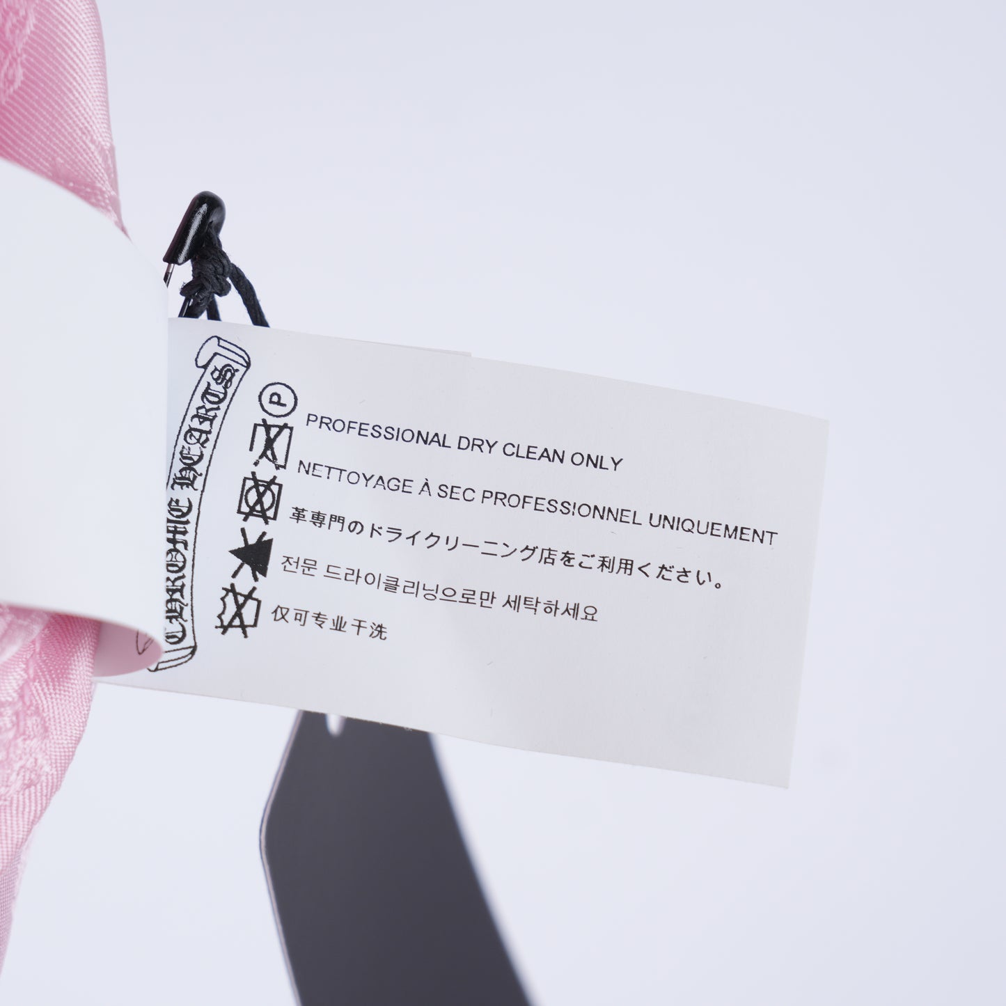 CHROME HEARTS PINK MONOGRAM SILK TOP