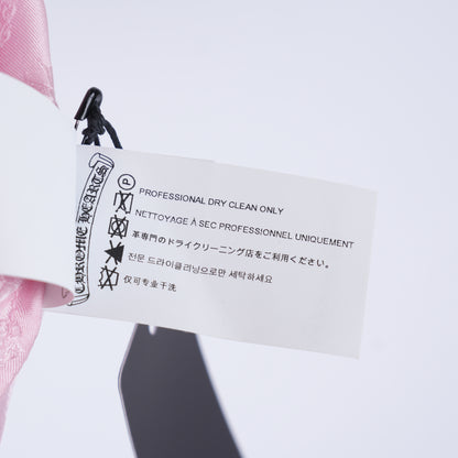 CHROME HEARTS PINK MONOGRAM SILK TOP