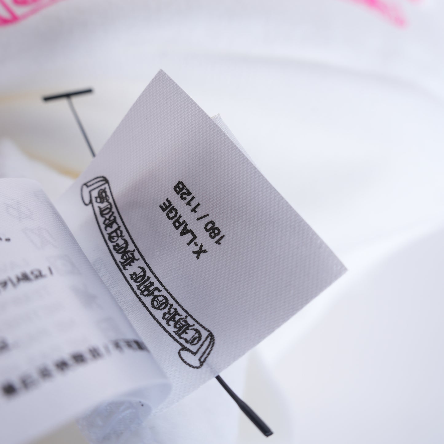 CH WHITE FLORAL HOT PINK HOODIE