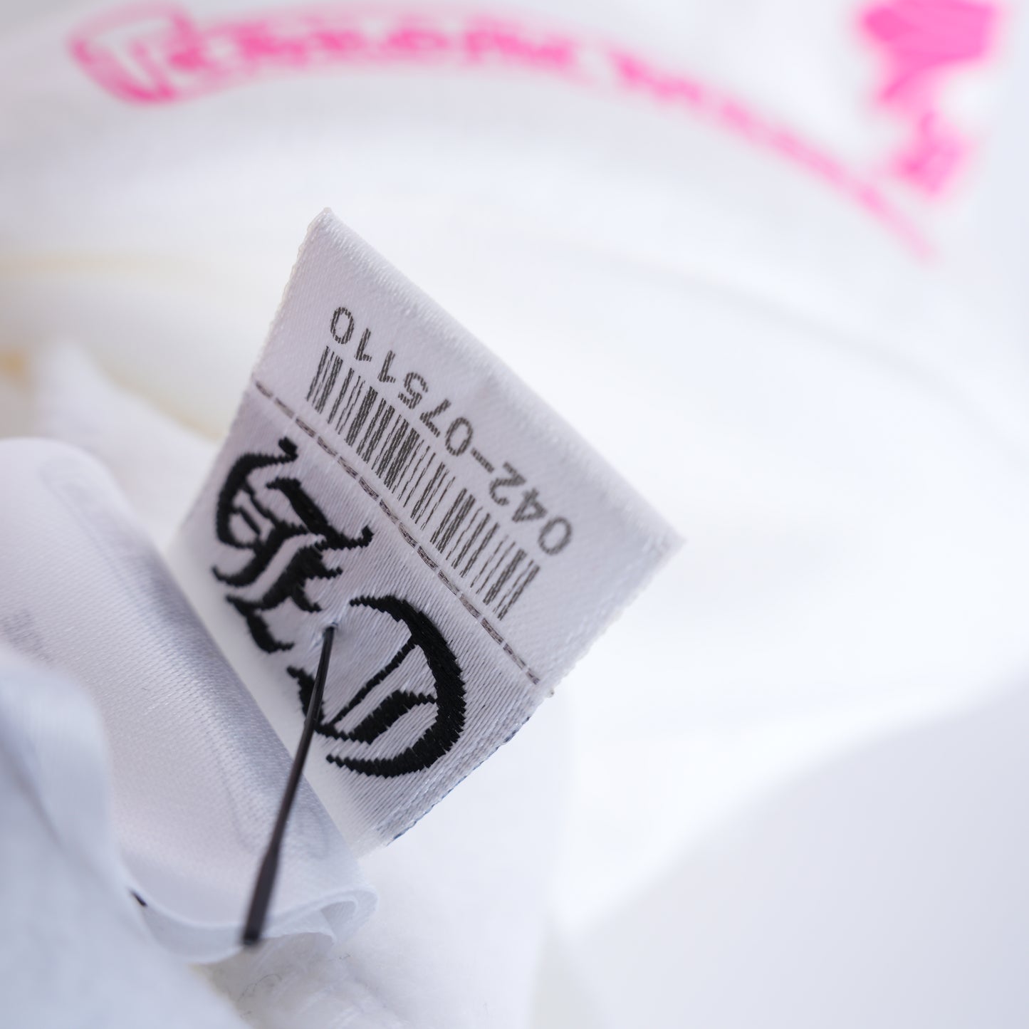 CH WHITE FLORAL HOT PINK HOODIE