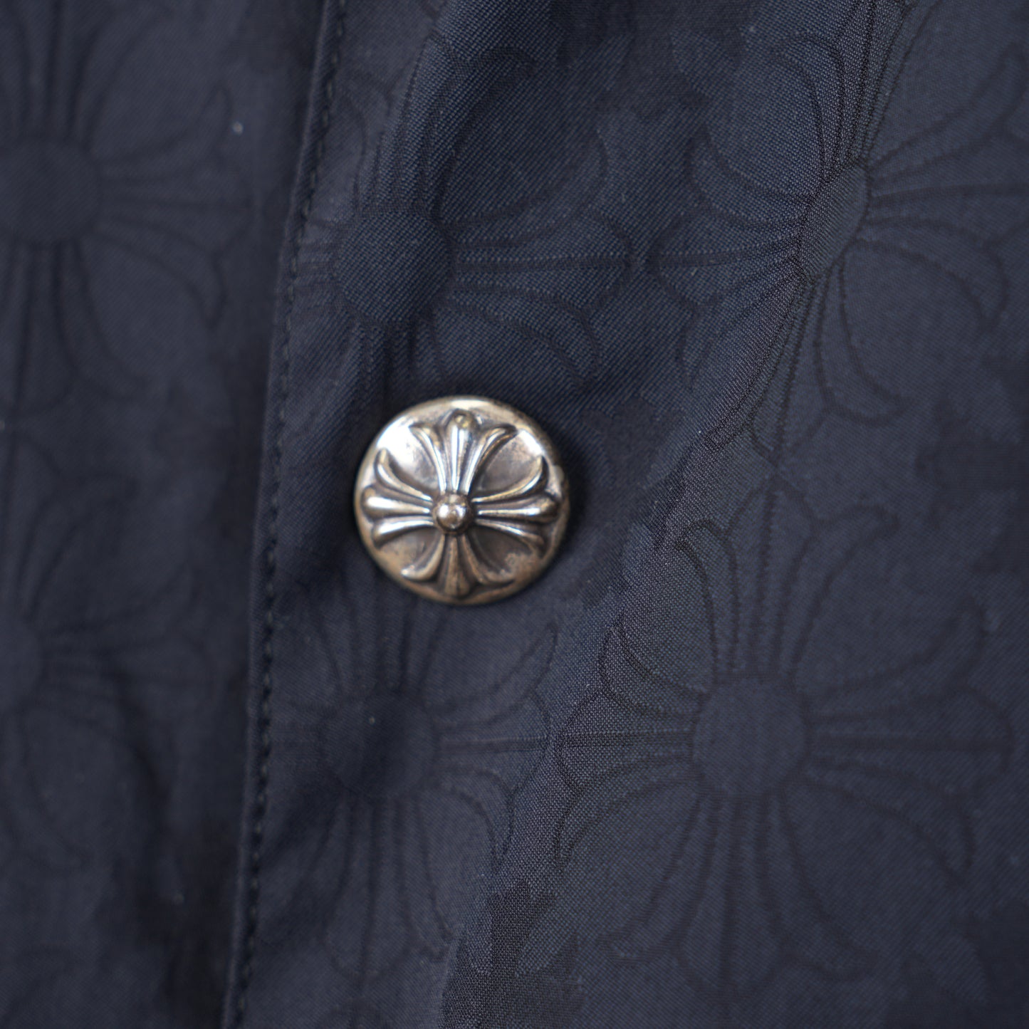 CHROME HEARTS NYLON EYECHART MONOGRAM WINDBREAKER JACKET