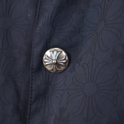 CHROME HEARTS NYLON EYECHART MONOGRAM WINDBREAKER JACKET
