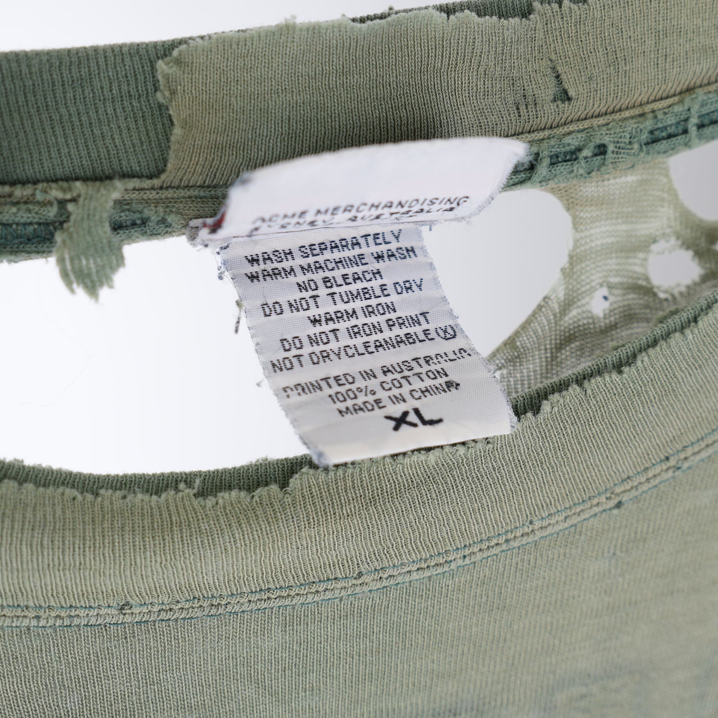 VINTAGE FADED GREEN METALLICA TEE