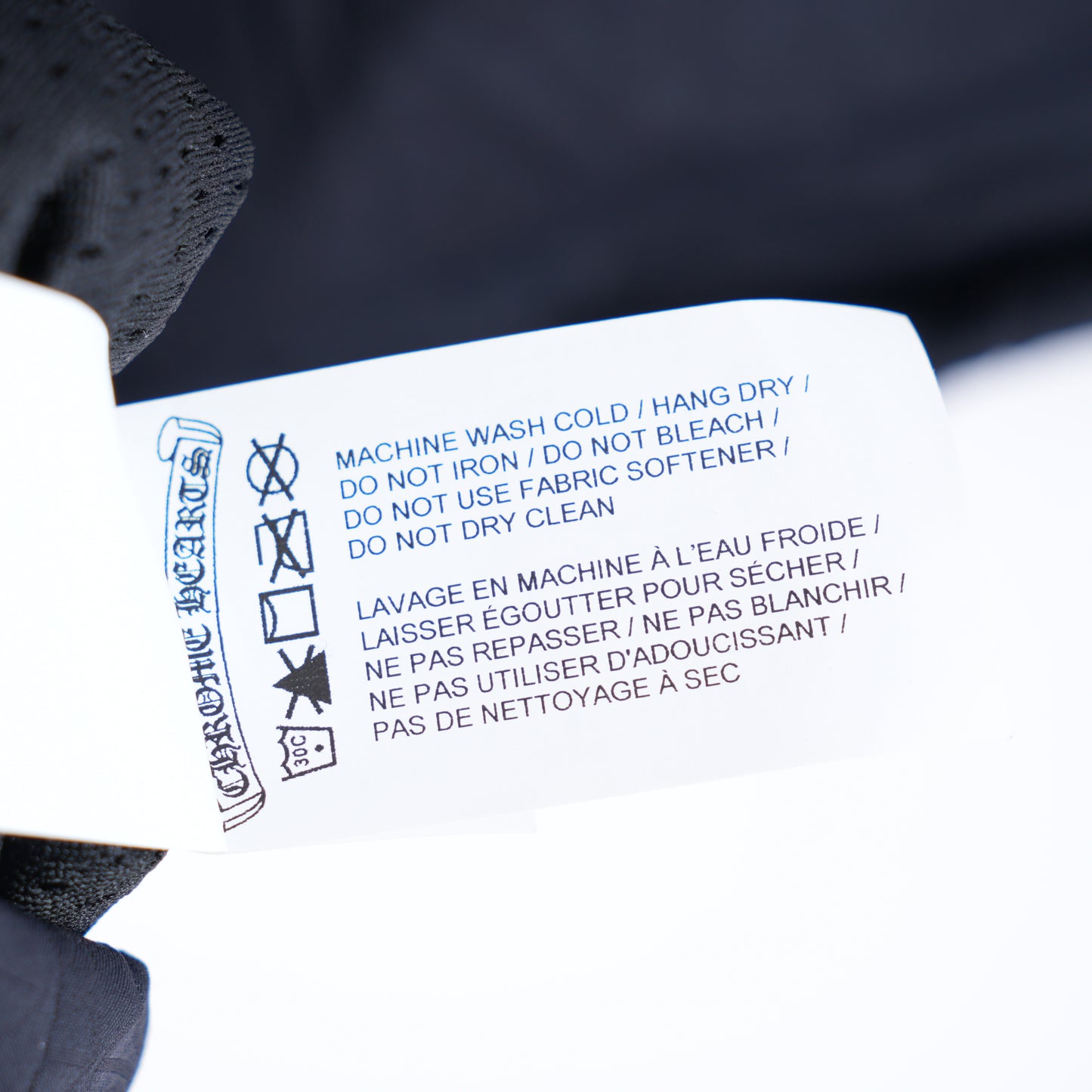 CHROME HEARTS NYLON EYECHART MONOGRAM WINDBREAKER JACKET