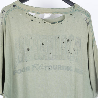 VINTAGE FADED GREEN METALLICA TEE