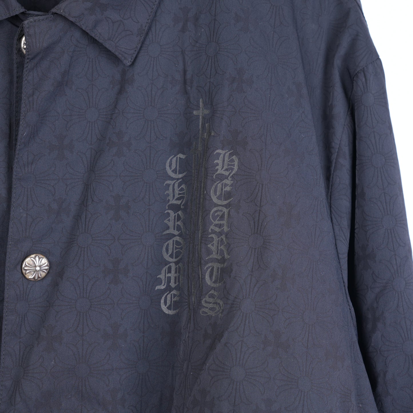 CHROME HEARTS NYLON EYECHART MONOGRAM WINDBREAKER JACKET