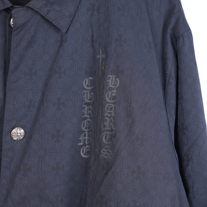CHROME HEARTS NYLON EYECHART MONOGRAM WINDBREAKER JACKET
