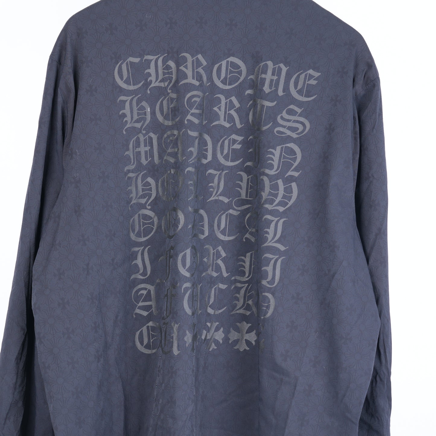 CHROME HEARTS NYLON EYECHART MONOGRAM WINDBREAKER JACKET