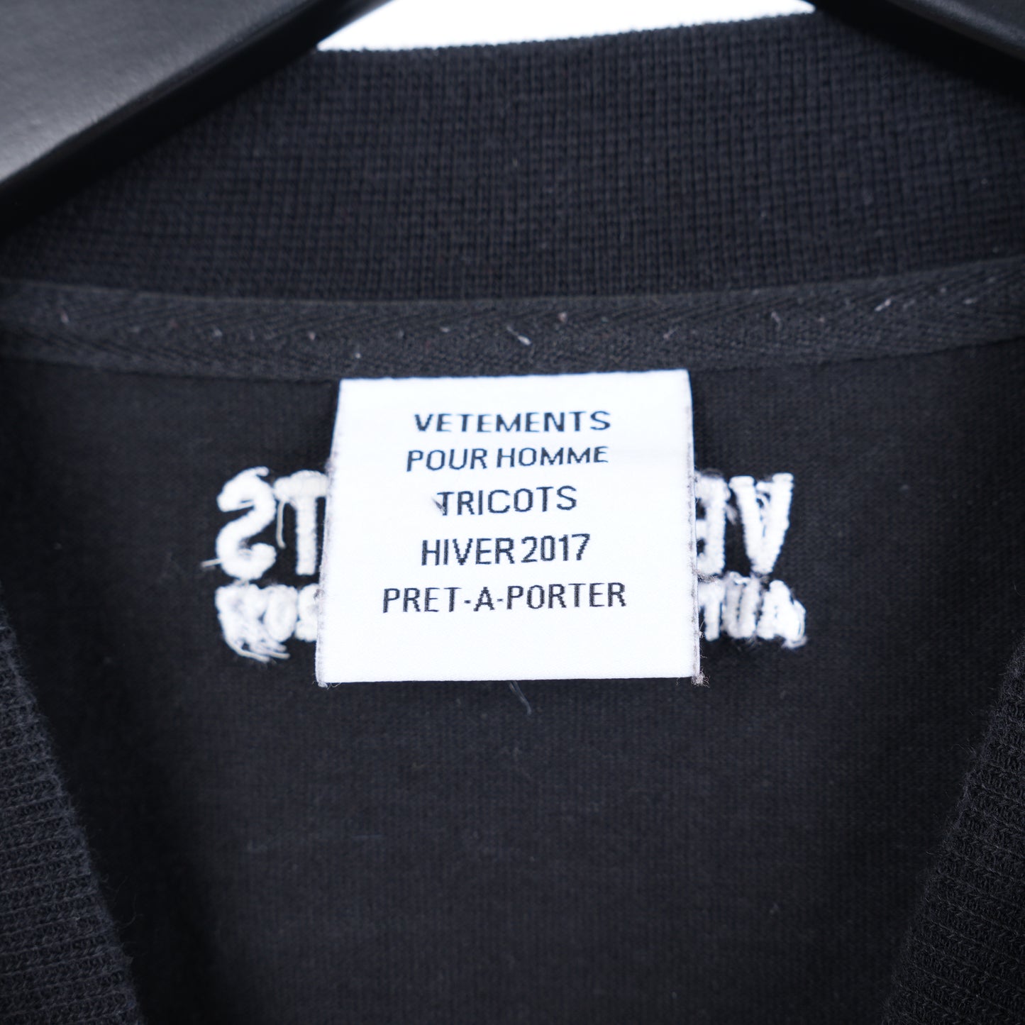 VETEMENTS MAY THE BRIDGES BURN LIGHT THE WAY LS