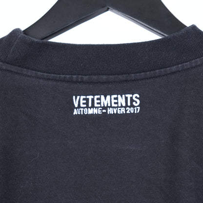 VETEMENTS MAY THE BRIDGES BURN LIGHT THE WAY LS