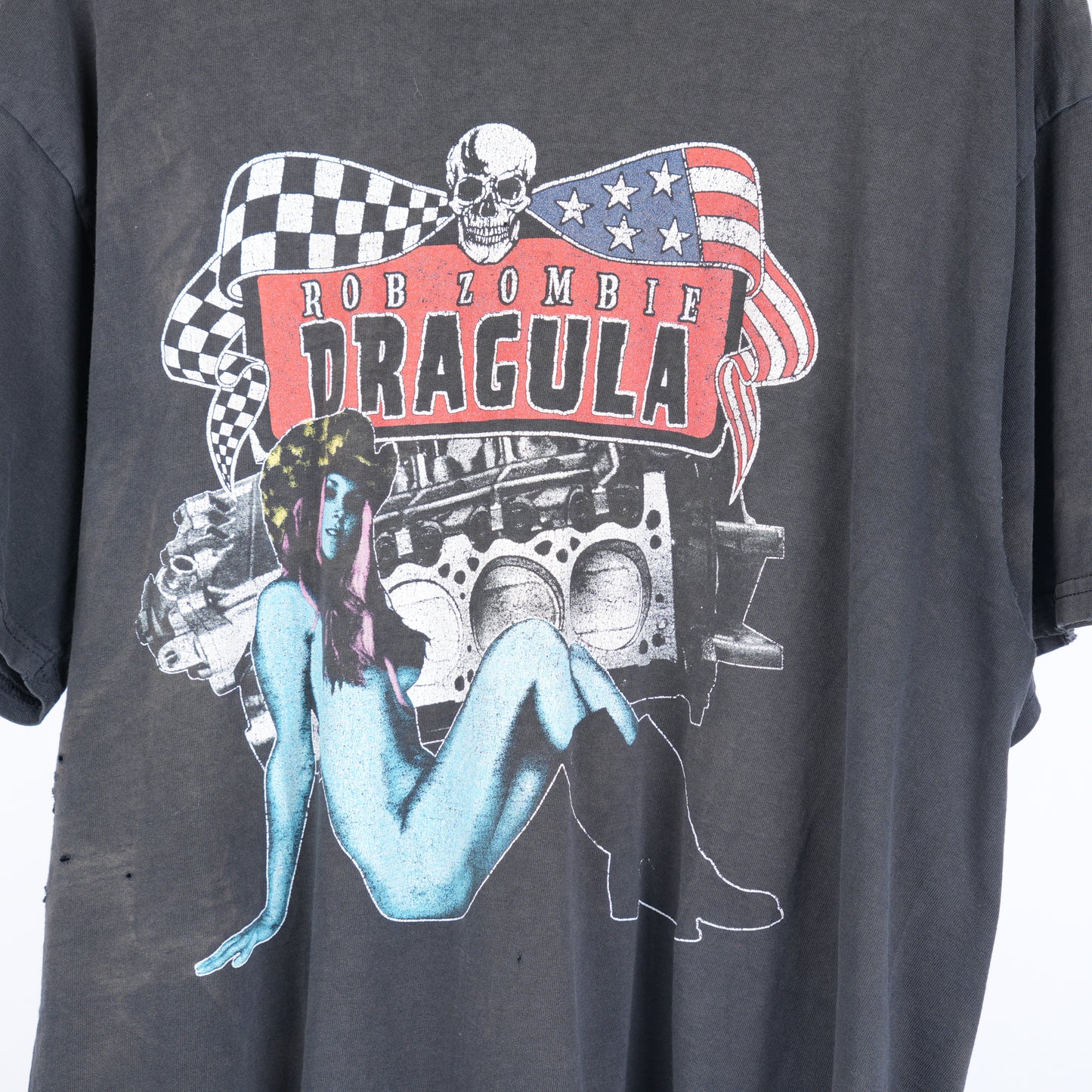 VINTAGE ROB ZOMBIE THRASHED DRAGULA TEE