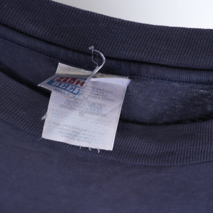 VINTAGE BOXY BLANK NAVY POCKET TEE