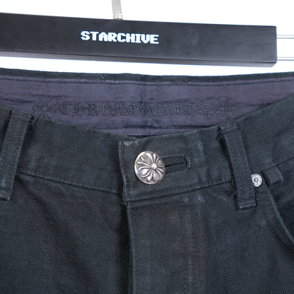 CHROME HEARTS PINK CHECKERED FLEUR PANTS