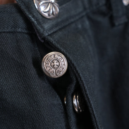 CHROME HEARTS PINK CHECKERED FLEUR PANTS