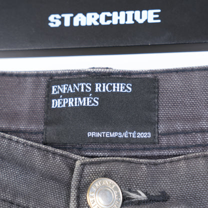 ERD  Distressed Gray Carpenter Pants