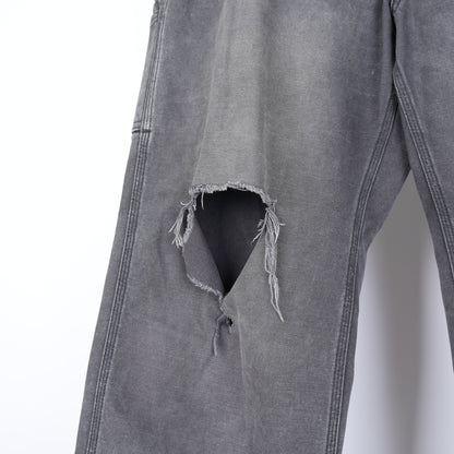 ERD  Distressed Gray Carpenter Pants