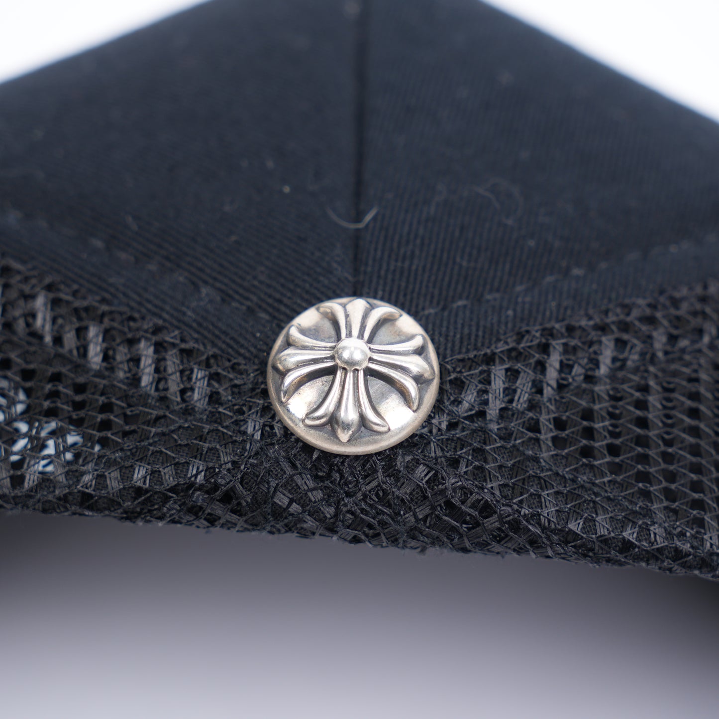 BLACK ON BLACK CEMETERY TRIPLE CROSS HAT