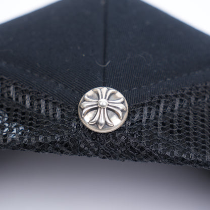 BLACK ON BLACK CEMETERY TRIPLE CROSS HAT