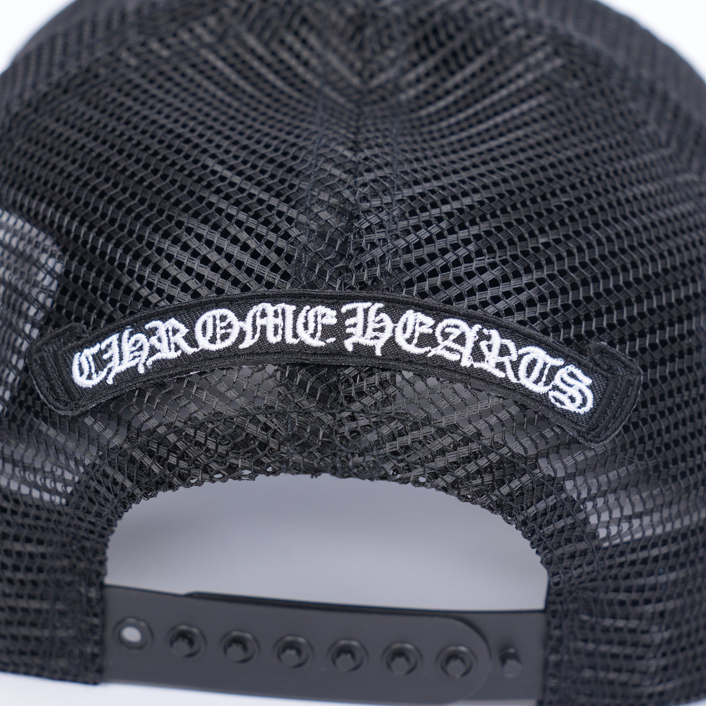 BLACK ON BLACK CEMETERY TRIPLE CROSS HAT