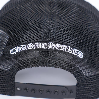 BLACK ON BLACK CEMETERY TRIPLE CROSS HAT
